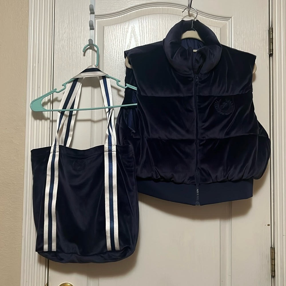 PINK vs crop vest and bag